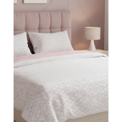 Parure de lit - 1 housse de couette 140 x 200 cm + 1 taie d'oreiller 6