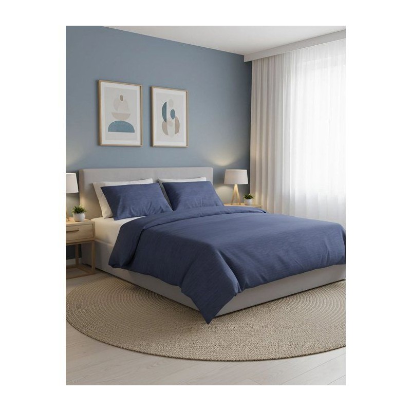 Parure de lit - 1 housse de couette 140 x 200 cm + 1 taie d'oreiller 6
