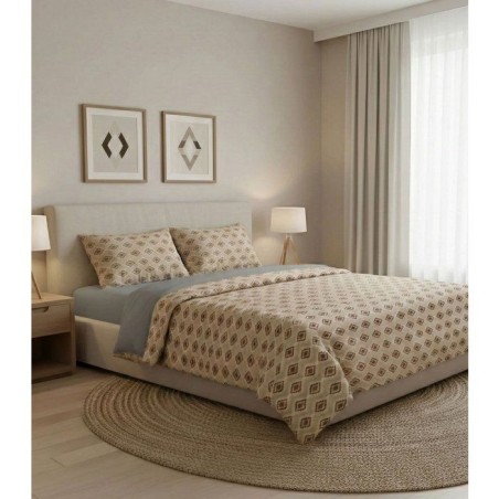 Parure de lit - 1 housse de couette 140 x 200 cm + 1 taie d'oreiller 6