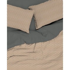 Parure de lit - 1 housse de couette 140 x 200 cm + 1 taie d'oreiller 6