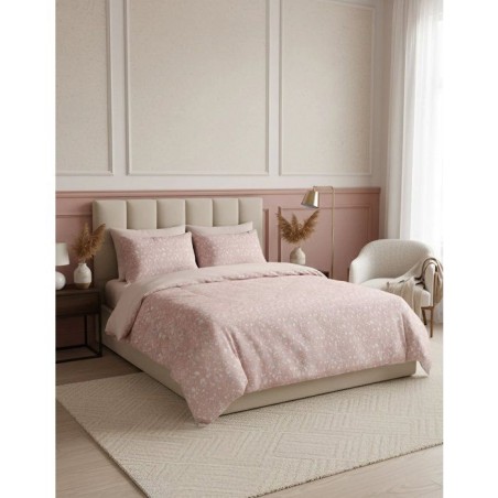 Parure de lit - 1 housse de couette 140 x 200 cm + 1 taie d'oreiller 6