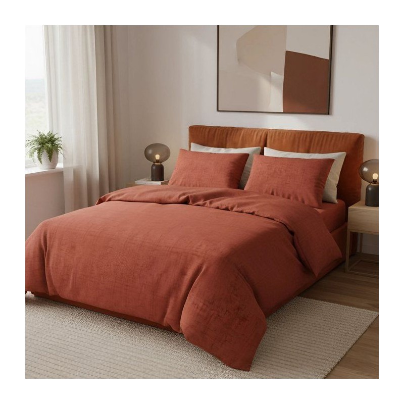 Parure de lit King Size - 1 housse de couette 240 x 220 cm + 2 taies d