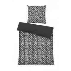 Parure de lit - 1 housse de couette 140 x 200 cm + 1 taie d'oreiller 6