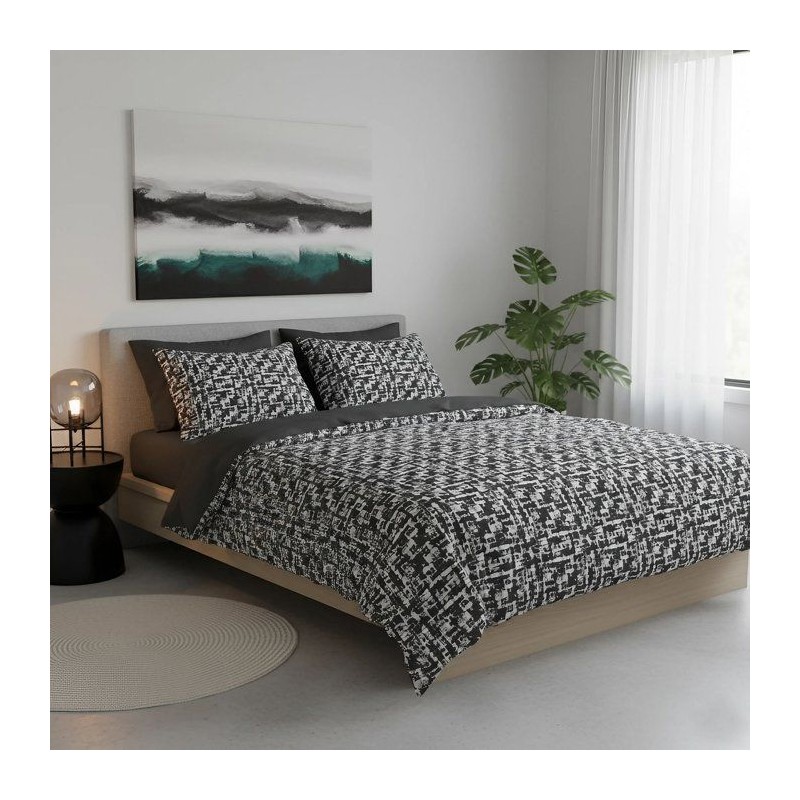 Parure de lit King Size - 1 housse de couette 240 x 220 cm + 2 taies d