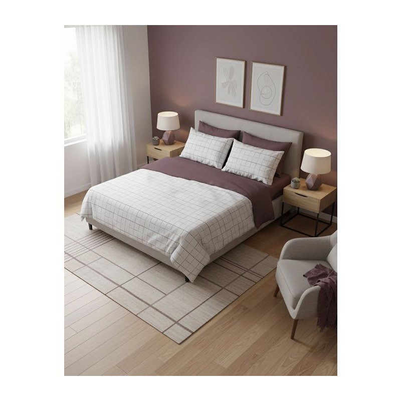 Parure de lit King Size - 1 housse de couette 240 x 220 cm + 2 taies d