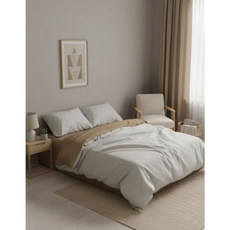 Parure de lit - 1 housse de couette 140 x 200 cm + 1 taie d'oreiller 6