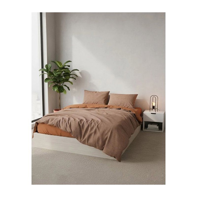 Parure de lit - 1 housse de couette 140 x 200 cm + 1 taie d'oreiller 6