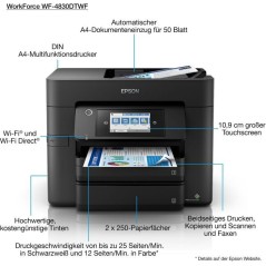 Imprimante multifonction - EPSON - Workforce pro WF-4830DTWF