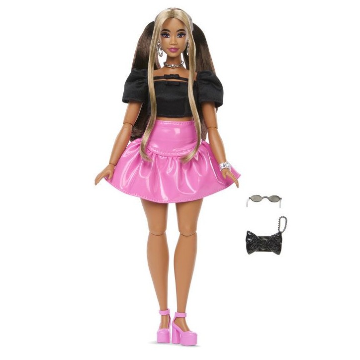 Poupée mannequin - Barbie - Deluxe Style jupe Barbiecore rose en vinyle - Accessoires inclus - Des 4 ans Poupée mannequin - Barbie - Deluxe Style jupe Barbiecore rose en vinyle - Accessoires inclus - Des 4 ans