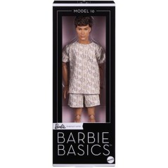 Poupée - BARBIE - Ken Basics JJX29 - Tenue short - Socle inclus - Sty