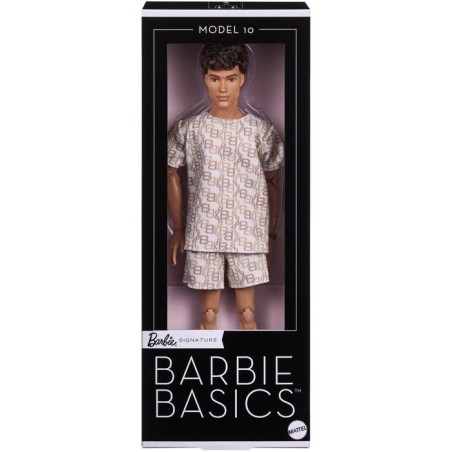 Poupée - BARBIE - Ken Basics JJX29 - Tenue short - Socle inclus - Sty