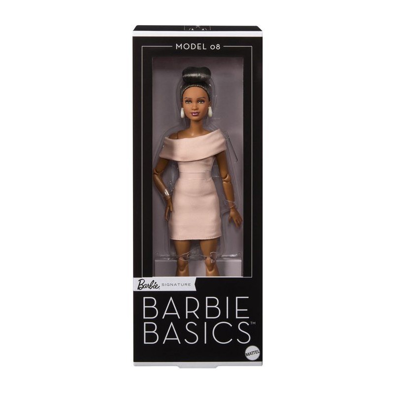Poupée - BARBIE - Basics JJX27 - Robe asymétrique - Accessoires - So
