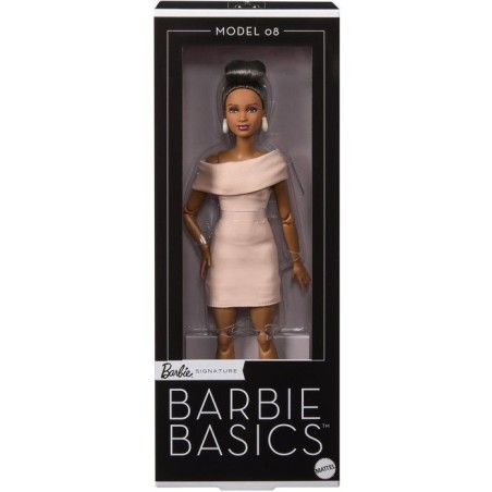 Poupée - BARBIE - Basics JJX27 - Robe asymétrique - Accessoires - So