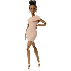 Poupée - BARBIE - Basics JJX27 - Robe asymétrique - Accessoires - So