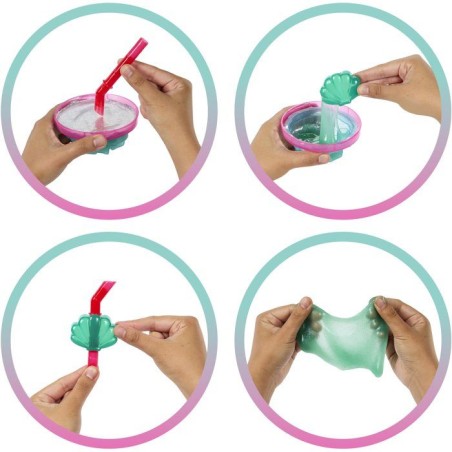 Poupée surprise - BARBIE - Pop Reveal Océan Dauphin JKF60 - 8 surprises - Slime - Parfumée