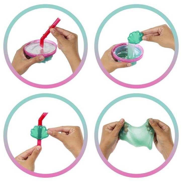 Poupée surprise - BARBIE - Pop Reveal Océan Dauphin JKF60 - 8 surprises - Slime - Parfumée