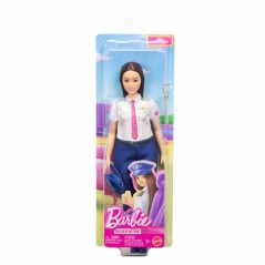 Poupée mannequin - Barbie - Métiers Pilote avec uniforme et casquett