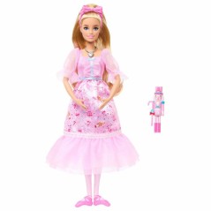 Poupée mannequin - Barbie - Ballerine Clara dans Casse-Noisette - Pieds articulés - Des 3 ans