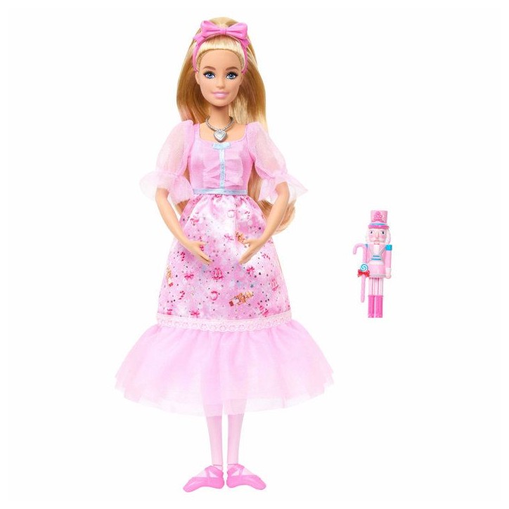 Poupée mannequin - Barbie - Ballerine Clara dans Casse-Noisette - Pieds articulés - Des 3 ans