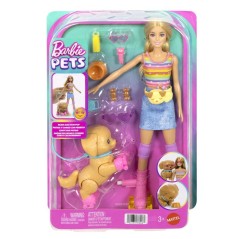 Poupée mannequin - Barbie - Et son Chiot sur Patins a Roulettes - 16