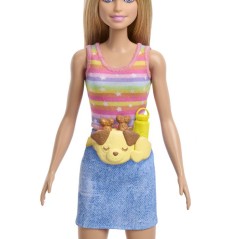 Poupée mannequin - Barbie - Et son Chiot sur Patins a Roulettes - 16