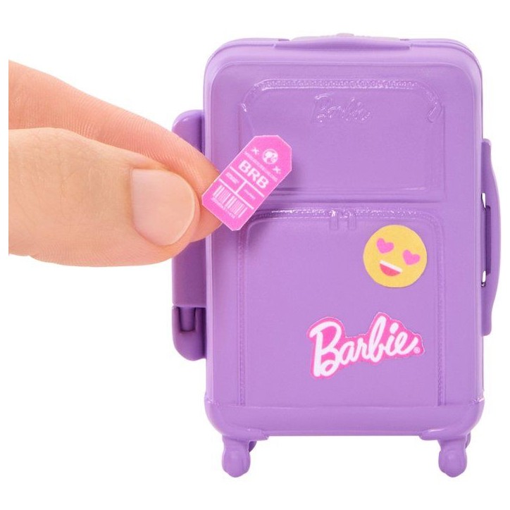 Playset - BARBIE - Arrivée bagage JMJ49 - Poupée incluse - Tapis roulant - Accessoires