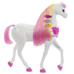 Accessoire pour poupée - Barbie - Traîneau et Cheval Casse-Noisette