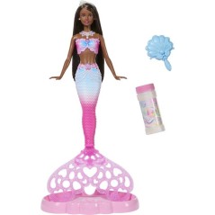 Poupée - BARBIE - Sirene bulles magiques JNM73 - Fonction bulles - Design aquatique - Interactif