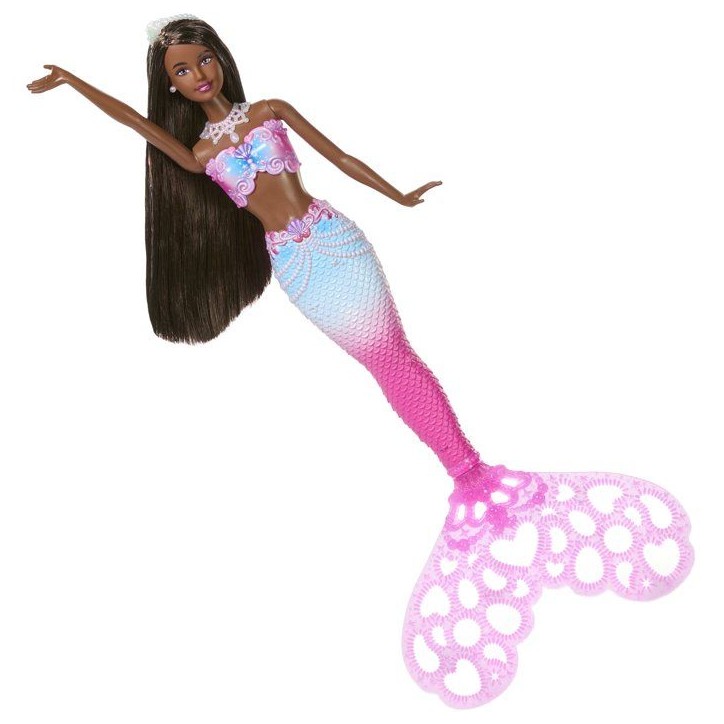 Poupée - BARBIE - Sirene bulles magiques JNM73 - Fonction bulles - Design aquatique - Interactif