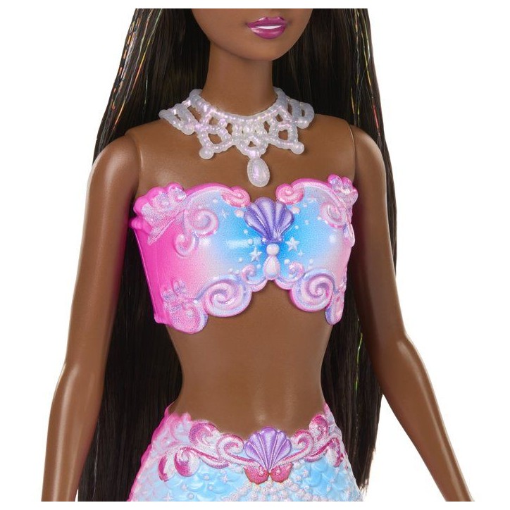 Poupée - BARBIE - Sirene bulles magiques JNM73 - Fonction bulles - Design aquatique - Interactif