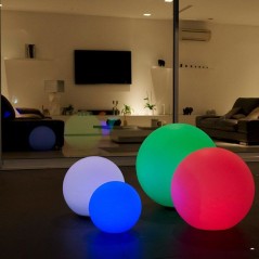 Boule lumineuse flottante - LUMISKY - BOBBY C50 - LED multicolore dimm