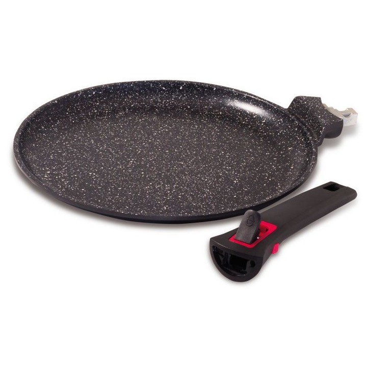 Crepiere - BAUMALU - Standard - Aluminium - 28 cm - Céramique antiadhésive