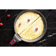 Crepiere - BAUMALU - Standard - Aluminium - 28 cm - Céramique antiadh