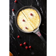 Crepiere - BAUMALU - Standard - Aluminium - 28 cm - Céramique antiadh