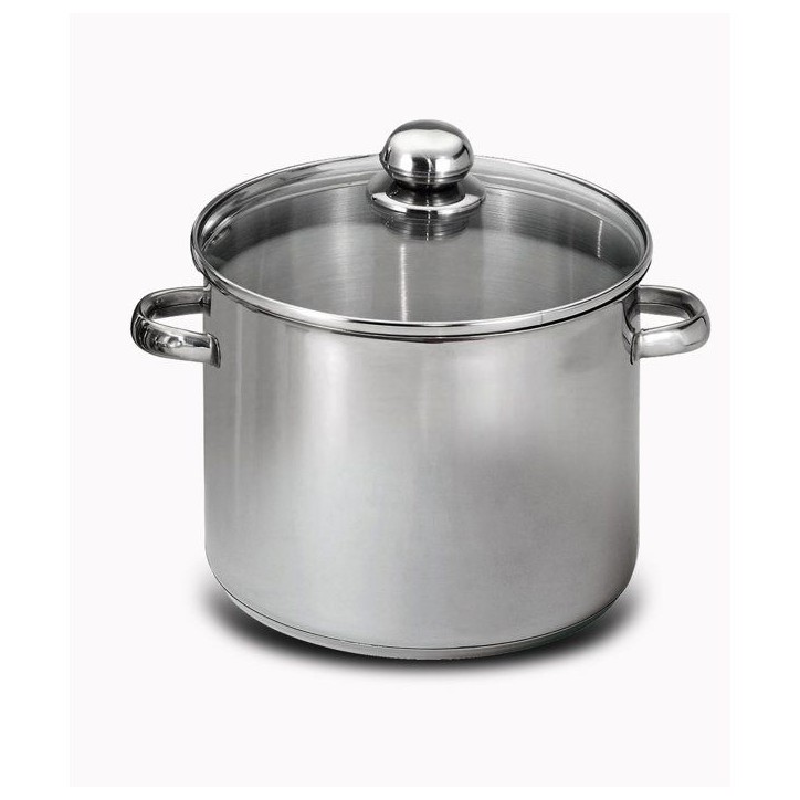 Marmite - BAUMALU - Traiteur 34 - 22 L - Couvercle verre - Grande capacité