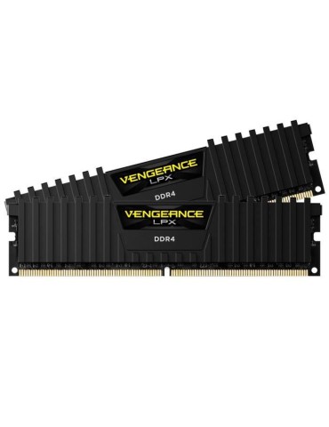 Mémoire RAM - CORSAIR - Vengeance LPX DDR4 - 16GB 2x8GB DIMM - 3000 MHz - CAS 15 - 1.35V - Noir (CMK16GX4M2B3000C)