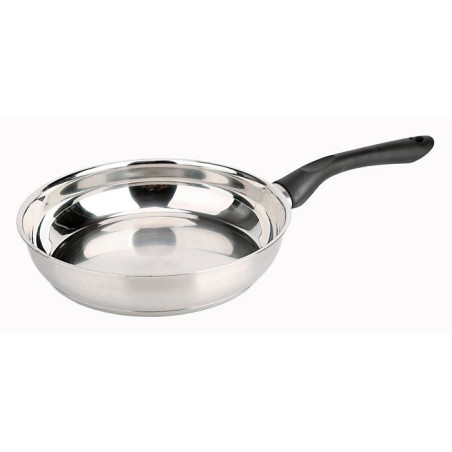 Poele - BAUMALU - Primo 28 - Inox - Grande surface - Résistante