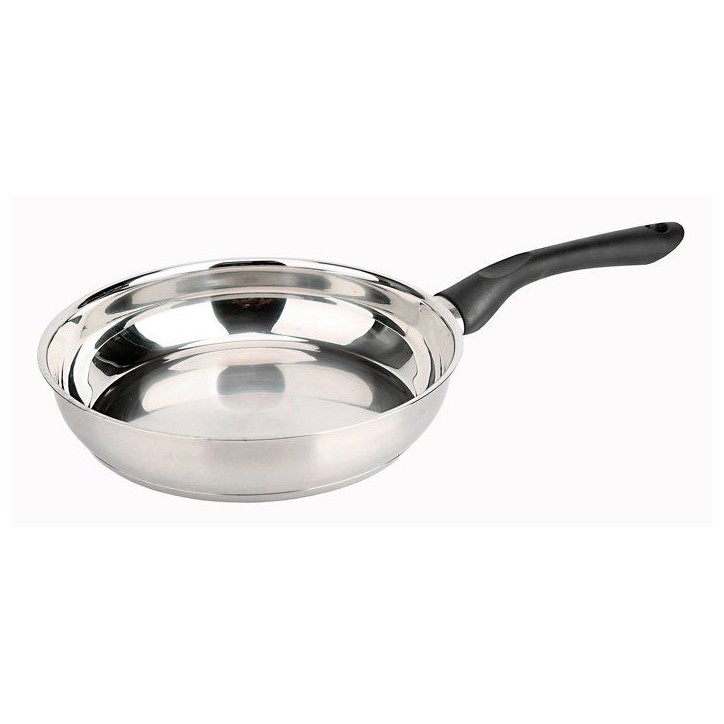 Poele - BAUMALU - Primo 28 - Inox - Grande surface - Résistante