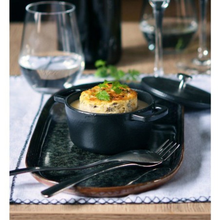 Cocotte - BAUMALU - Ronde Mini 14 - Fonte - Couvercle - Design