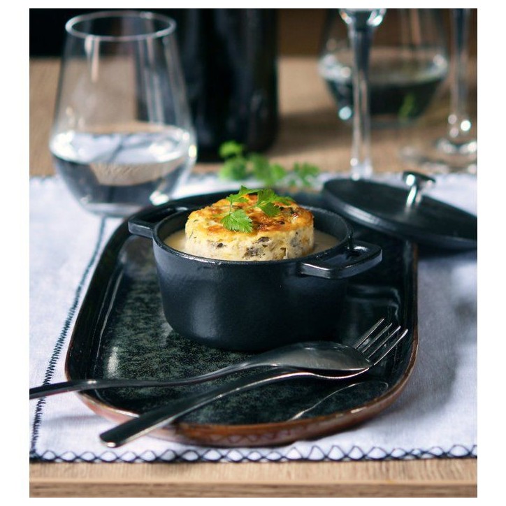 Cocotte - BAUMALU - Ronde Mini 14 - Fonte - Couvercle - Design