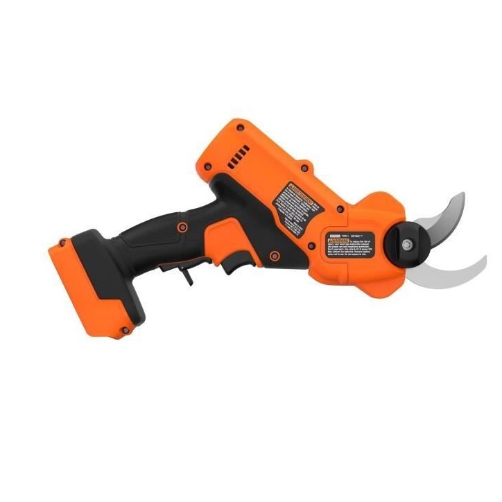 Sécateur électrique sans fil - BLACK+DECKER - BCPP18B-XJ - 18V - Coupe 25mm - Sans Batterie Sécateur électrique sans fil - BLACK+DECKER - BCPP18B-XJ - 18V - Coupe 25mm - Sans Batterie