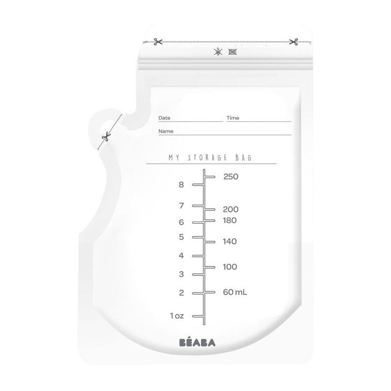 50 Sachets de conservation pour lait maternel - BEABA - 250 ml