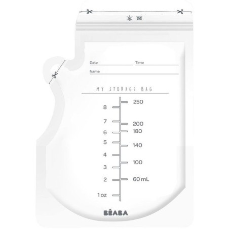50 Sachets de conservation pour lait maternel - BEABA - 250 ml
