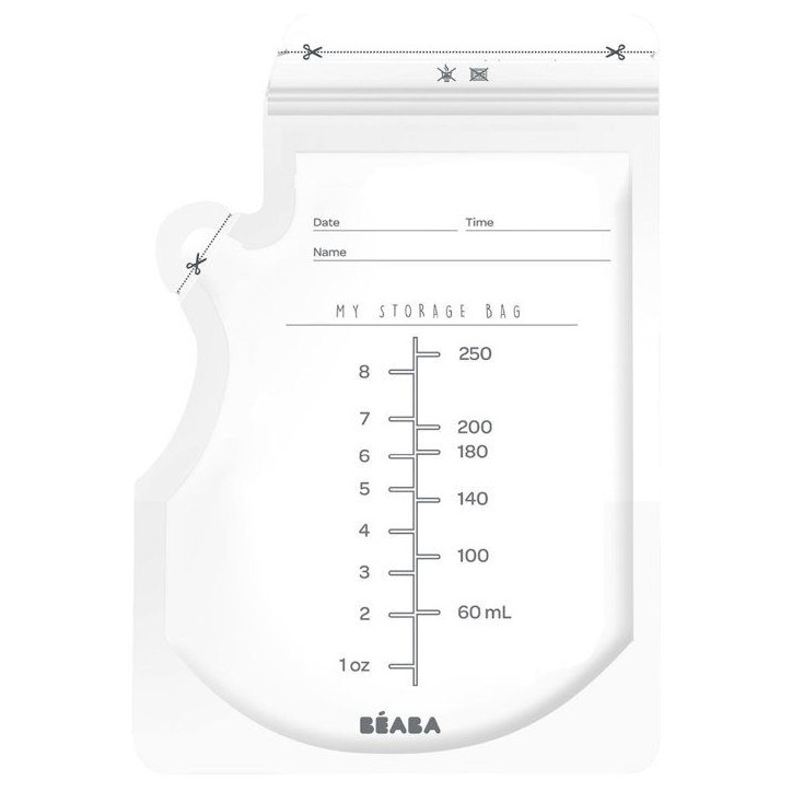 50 Sachets de conservation pour lait maternel - BEABA - 250 ml 50 Sachets de conservation pour lait maternel - BEABA - 250 ml