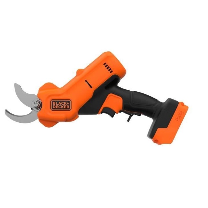 Sécateur électrique sans fil - BLACK+DECKER - BCPP18B-XJ - 18V - Coupe 25mm - Sans Batterie Sécateur électrique sans fil - BLACK+DECKER - BCPP18B-XJ - 18V - Coupe 25mm - Sans Batterie
