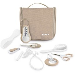 Trousse de toilette - BEABA - 10 accessoires - Terre d'argile