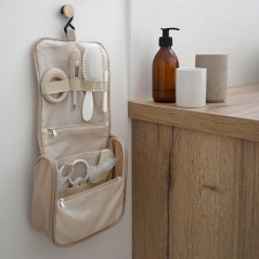 Trousse de toilette - BEABA - 10 accessoires - Terre d'argile