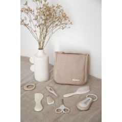 Trousse de toilette - BEABA - 10 accessoires - Terre d'argile