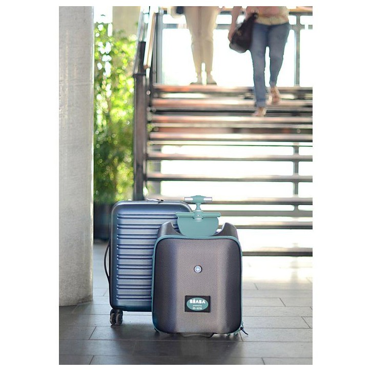 Valise cabine enfant avec assise - BÉABA - Luggage Eazy - 22L - 2 en 1 - roues pivotantes 360° Valise cabine enfant avec assise - BÉABA - Luggage Eazy - 22L - 2 en 1 - roues pivotantes 360°
