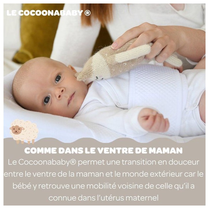 Cocoonababy - BEABA - Lin naturel avec drap Cocoonababy - BEABA - Lin naturel avec drap
